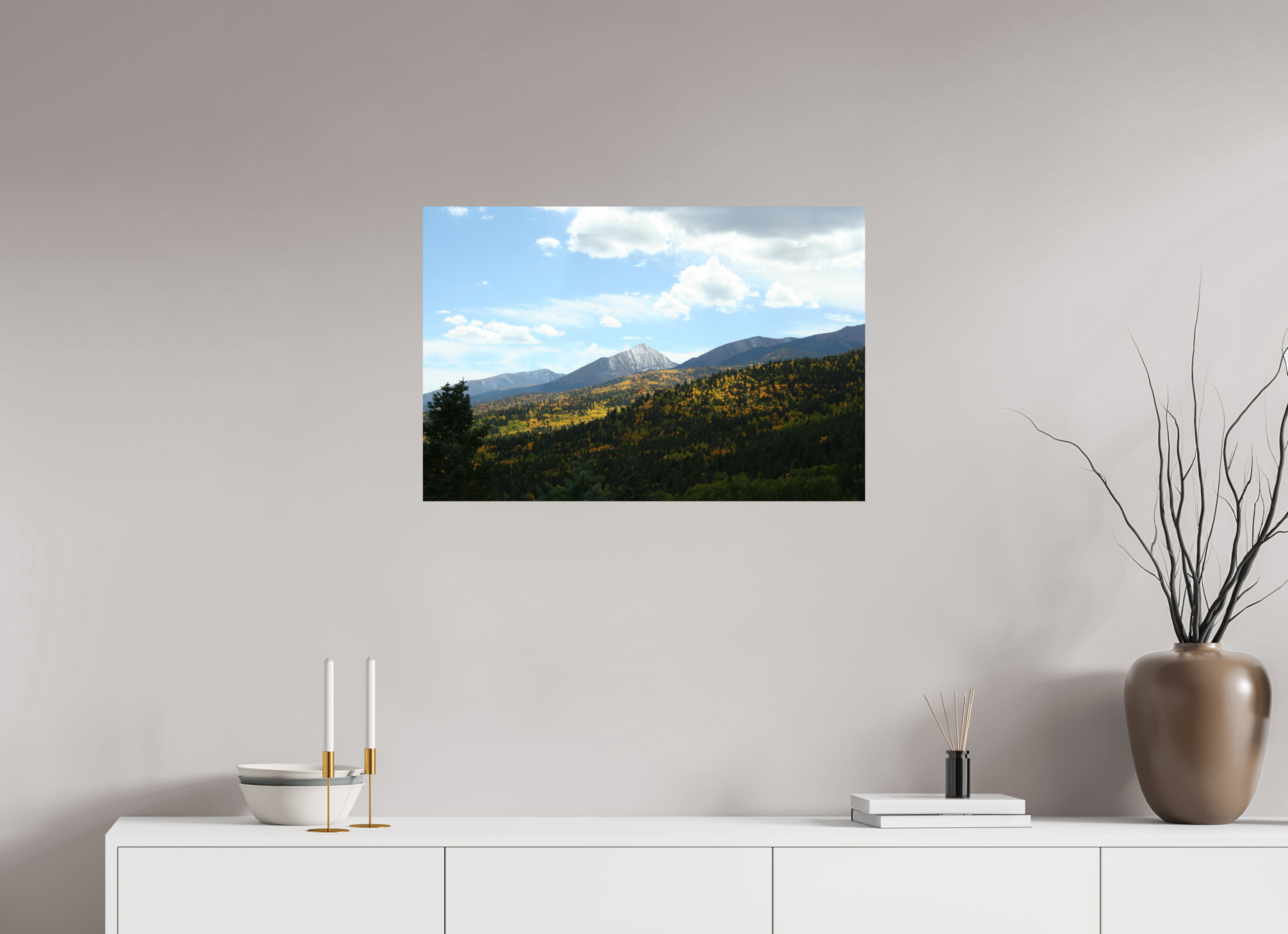 30 x 20″, Photo Print On Fuji Crystal DP II San de Cristo Mountains, Colorado in the Fall