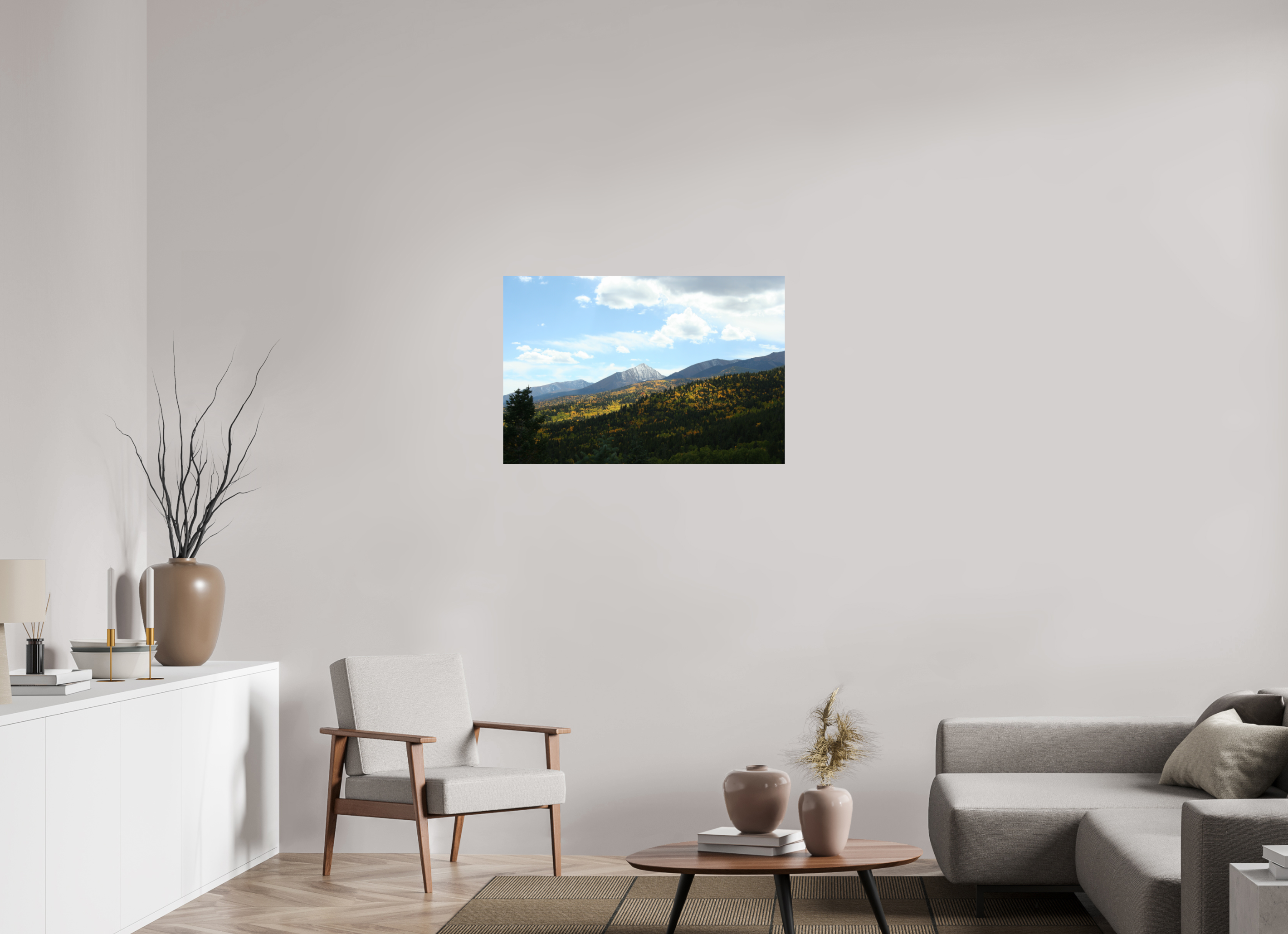 36 x 24″, Photo Print On Fuji Crystal DP II San de Cristo Mountains, Colorado in the Fall