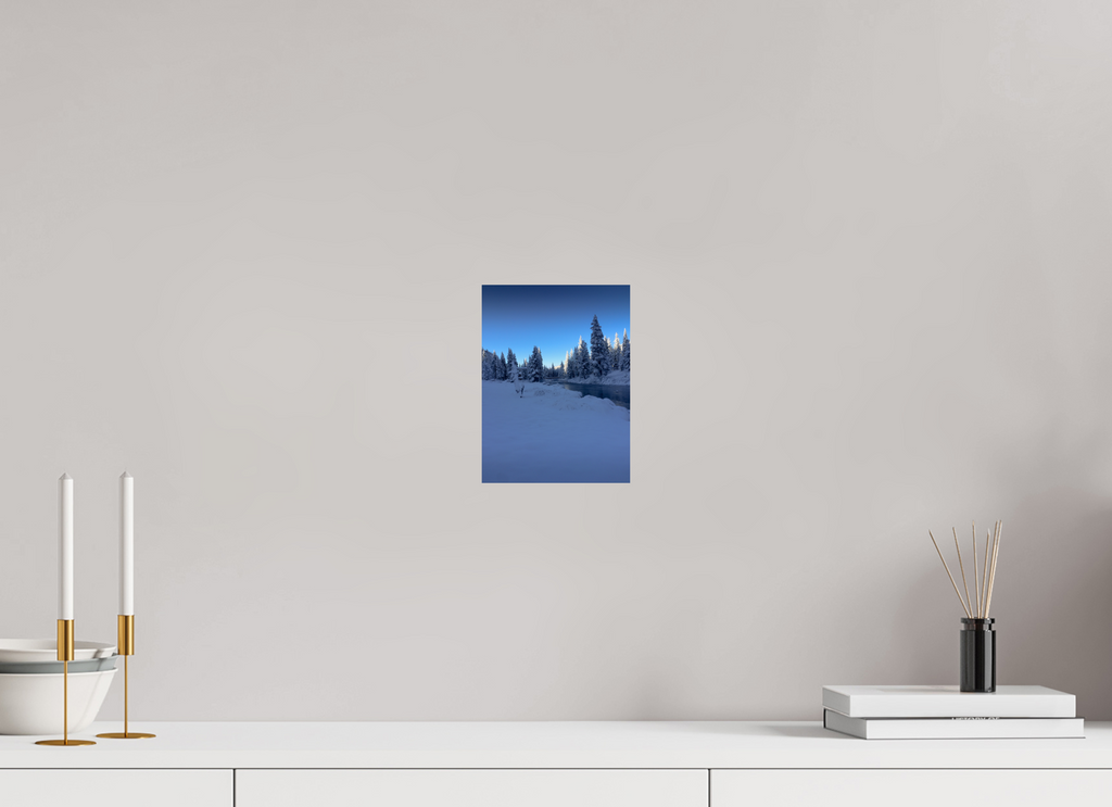 6 x 8″, Photo Print On Fuji Crystal DP II Winter in Tahoe stream 04