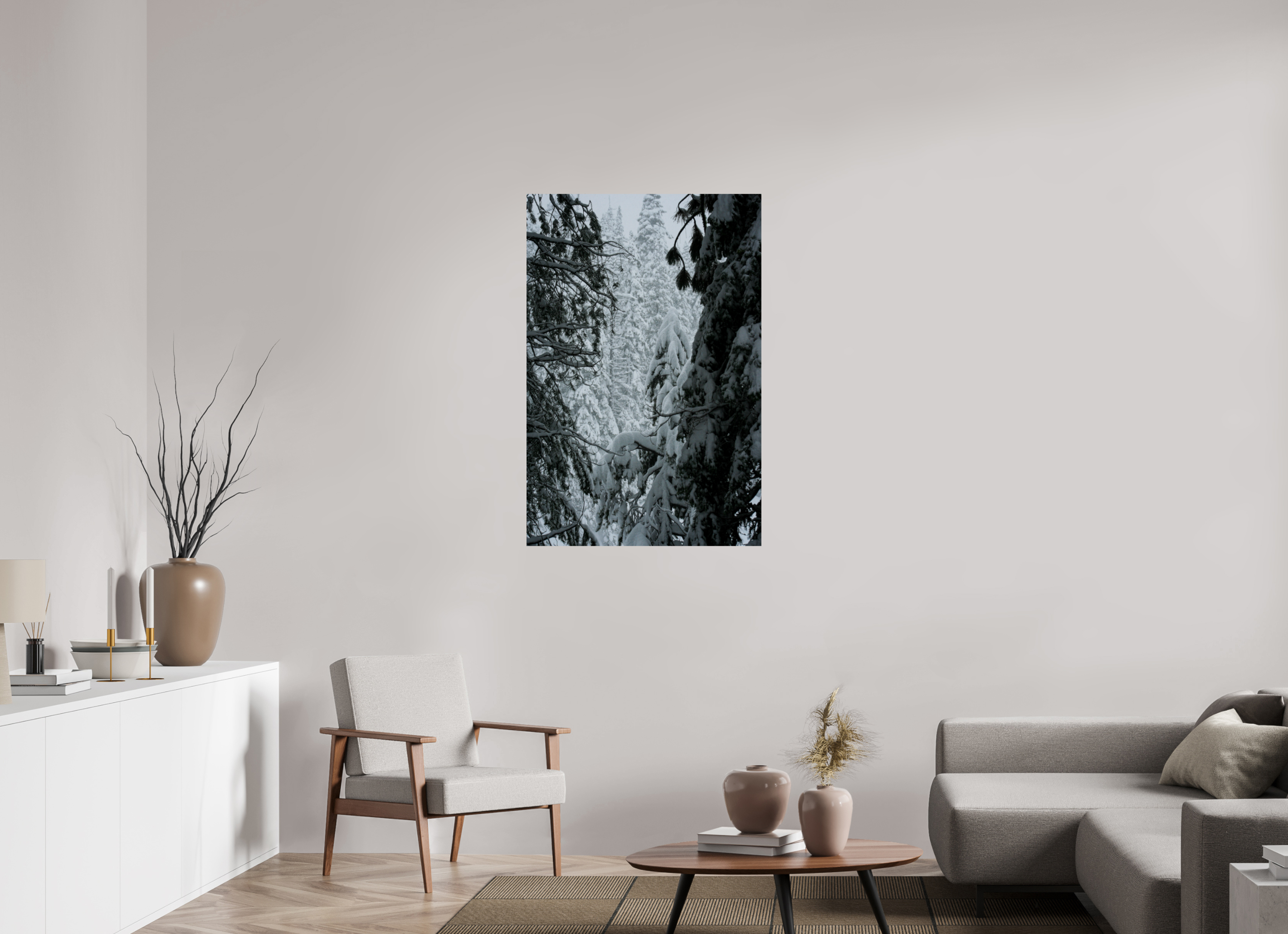 30 x 45″, Photo Print On Fuji Crystal DP II Winter in Tahoe stream 10