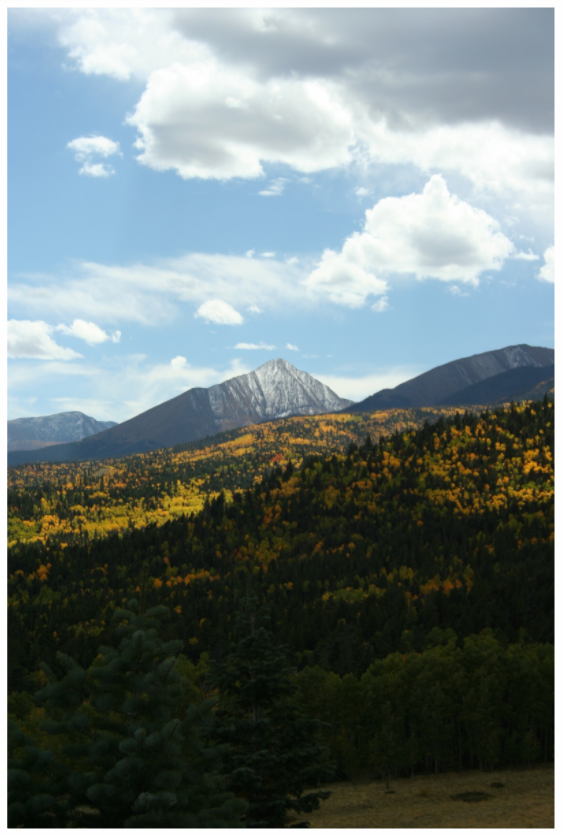 Main image Sangre de Cristo Mountains in the Fall - Vertical