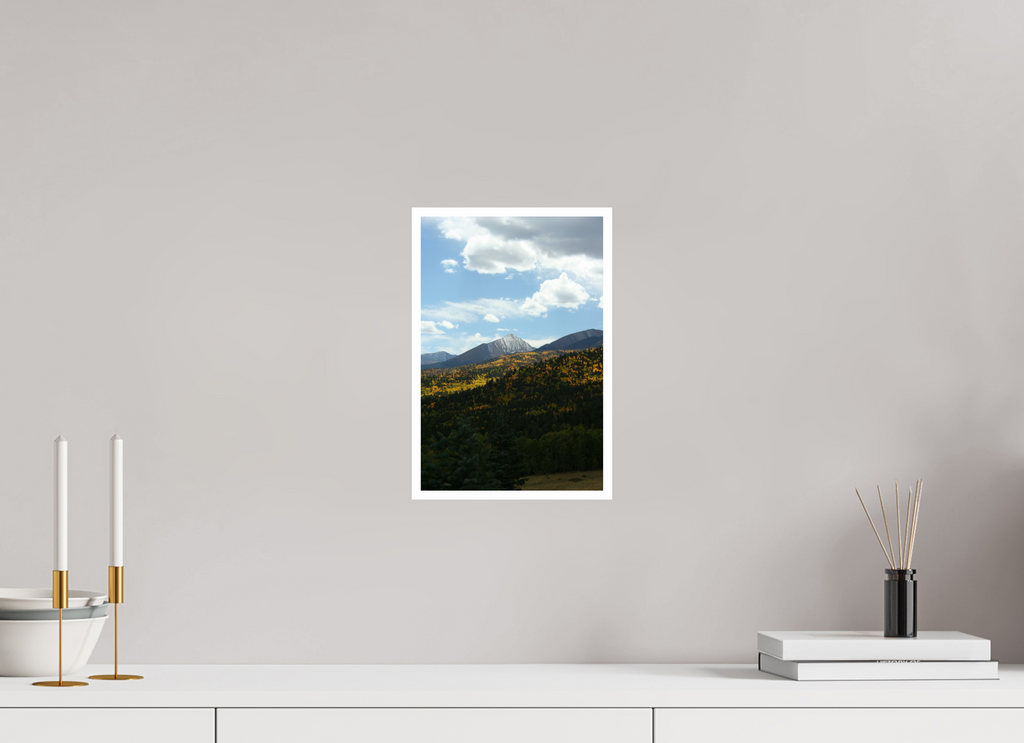 8 x 12″, Standard Sangre de Cristo Mountains in the Fall - Vertical