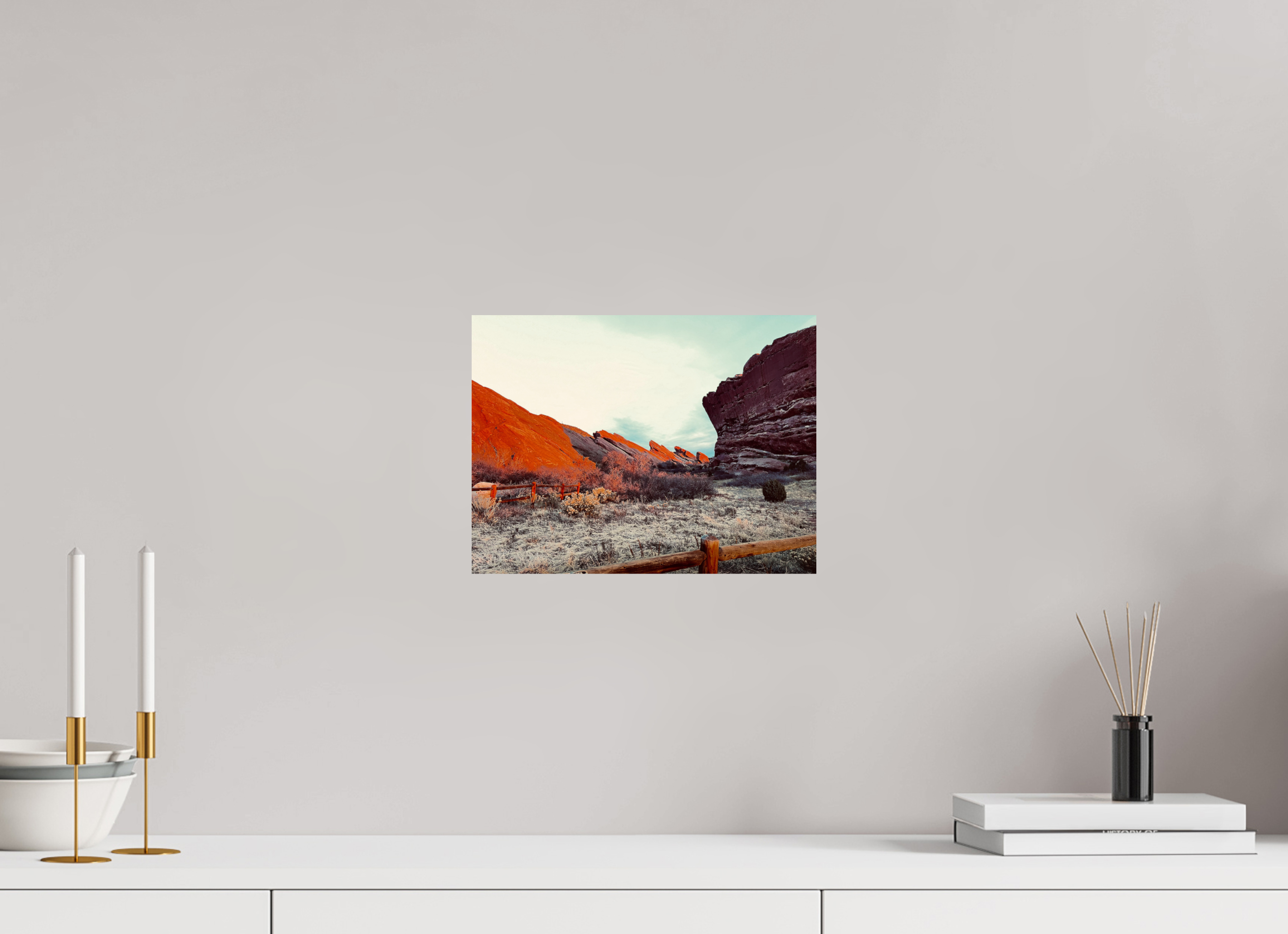 12 x 9″, Photo Print On Fuji Crystal DP II Red Rocks at dawn 05