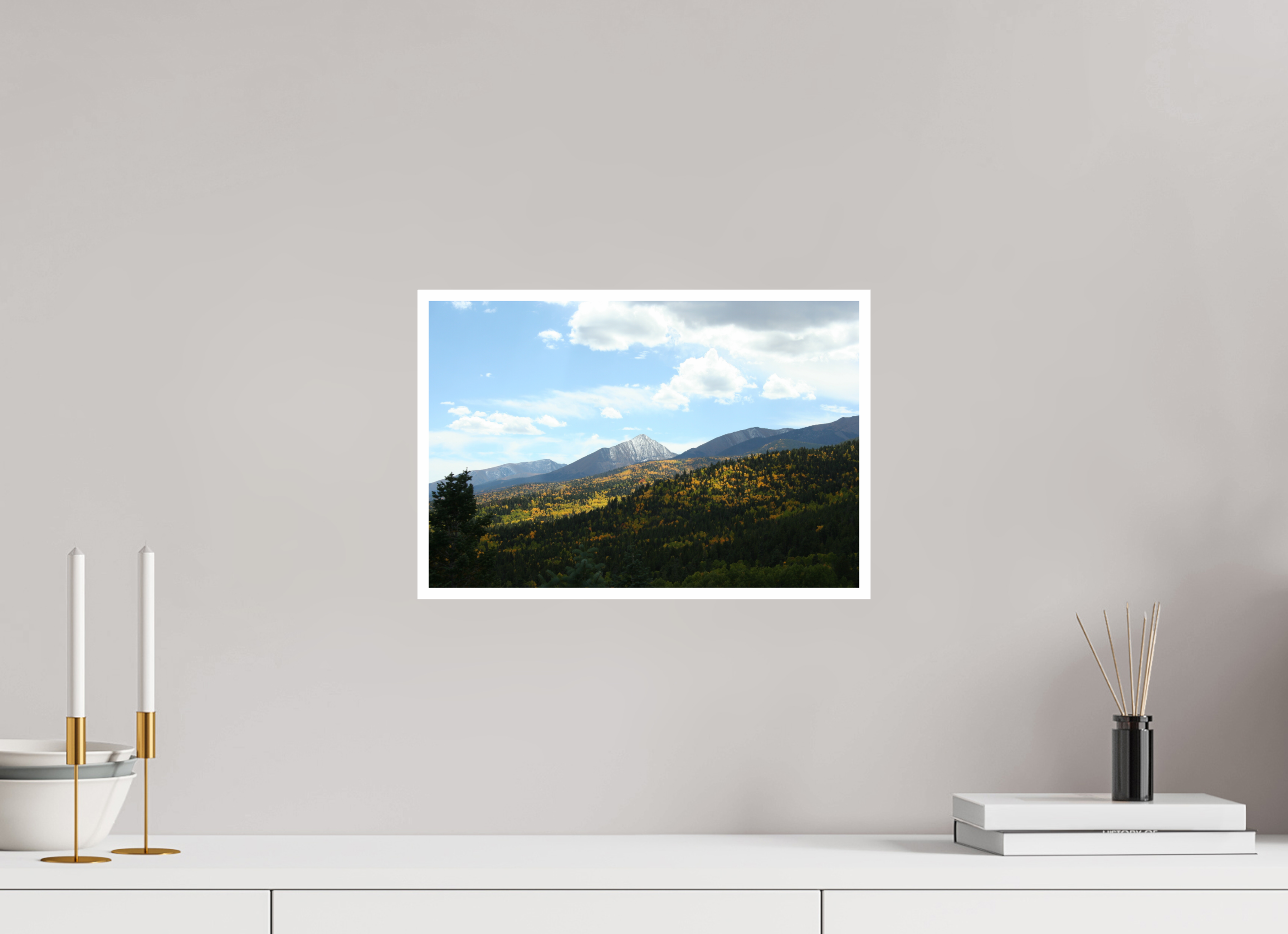 15 x 10″, Standard San de Cristo Mountains, Colorado in the Fall