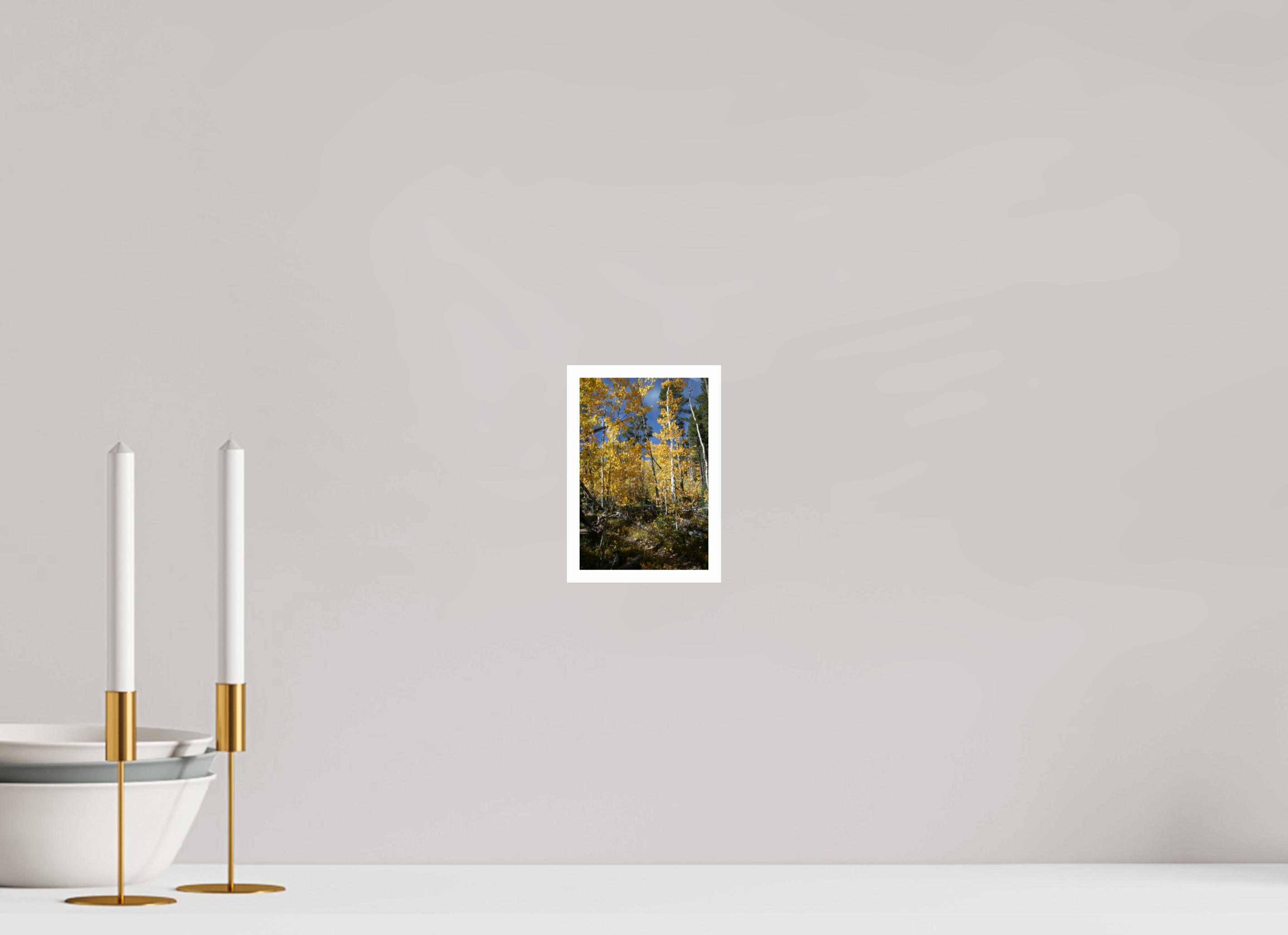 4 x 6″, Standard Fall Aspens - Vertical image