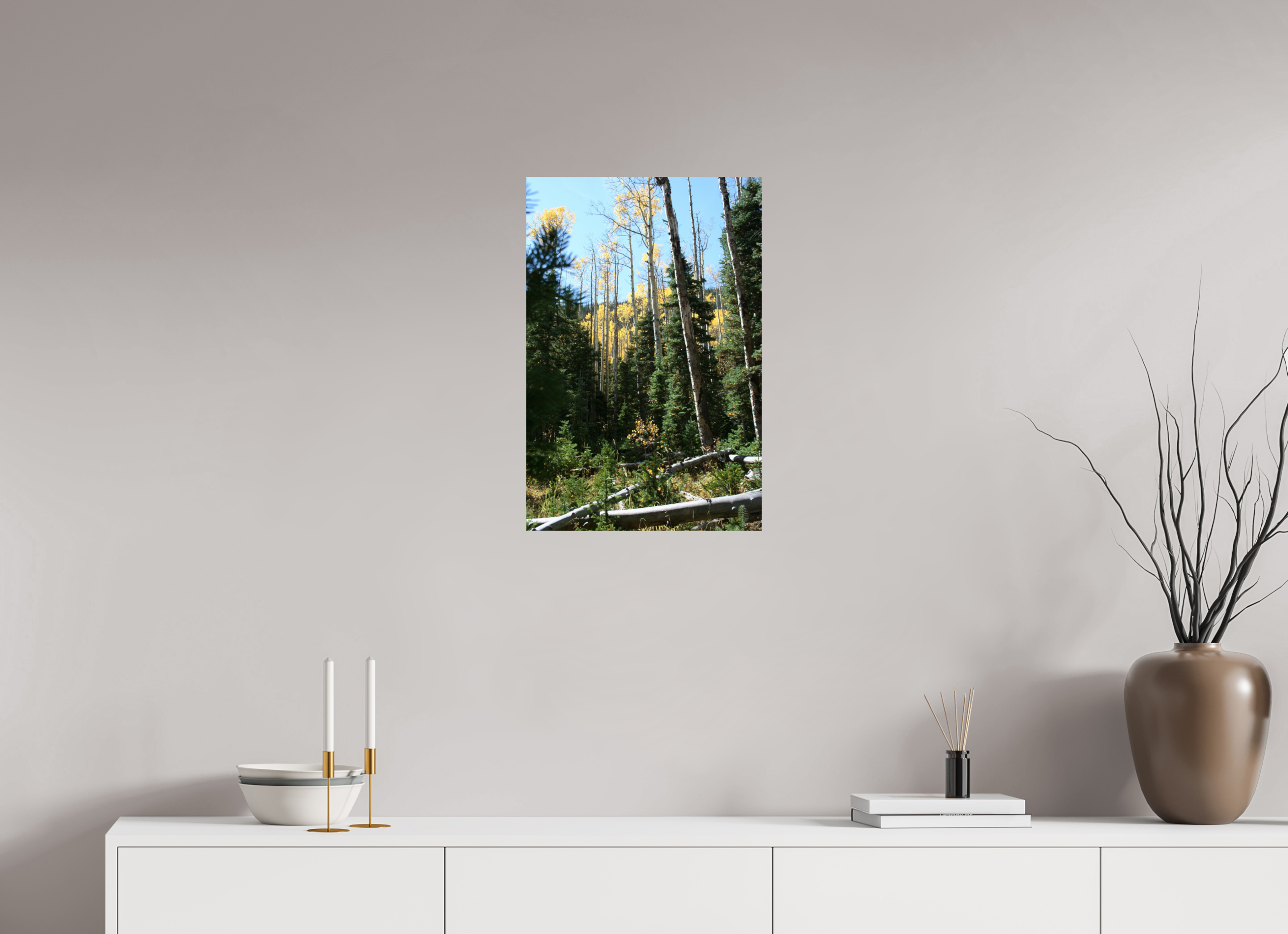 16 x 24″, Photo Print with Protective Lamination Fall Hike in Colorado
