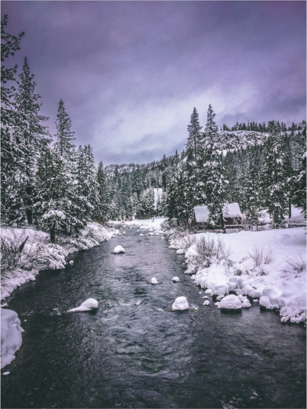 Main image Winter in Tahoe stream 02